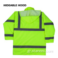 Ansi class 3 χειμερινό ζεστό fleece hi-vis hoodies